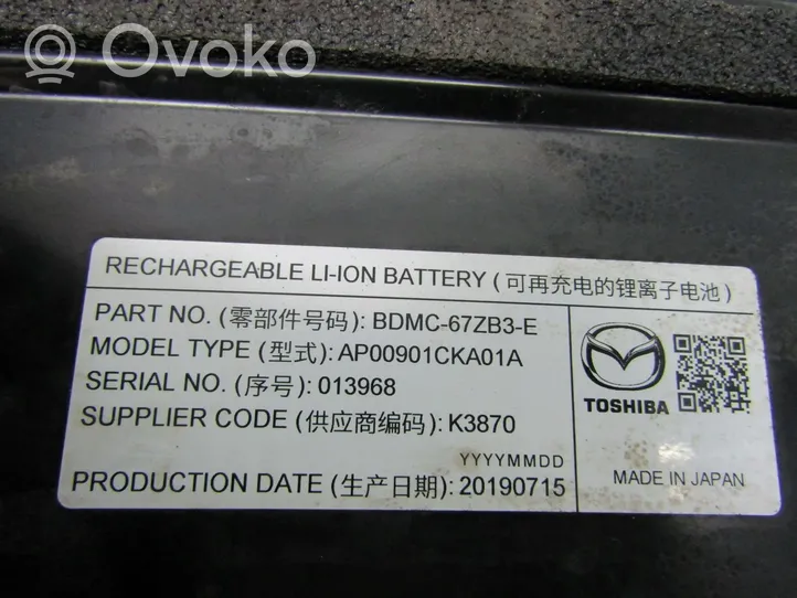 Mazda 3 Bateria pojazdu hybrydowego / elektrycznego BDMC67ZB3E