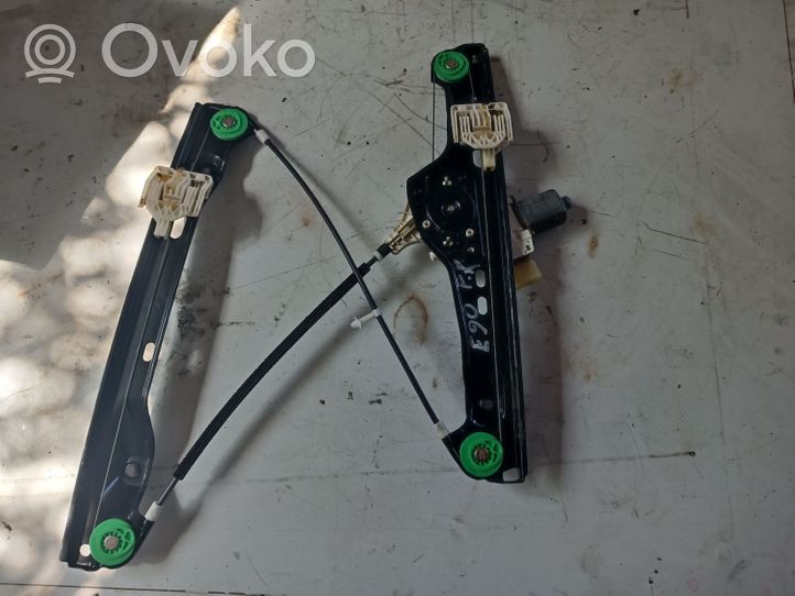 BMW 3 E90 E91 Front door window regulator with motor 6927027