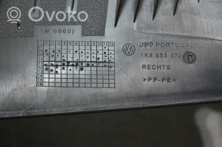 Volkswagen Scirocco Inny części progu i słupka 1K8853372G