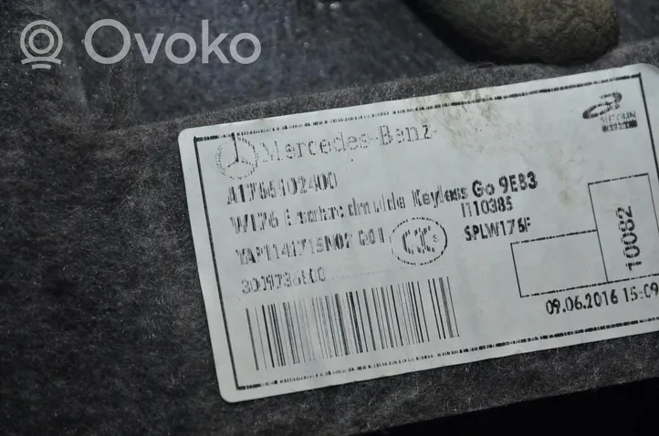 Mercedes-Benz A W176 Wykładzina podłogowa bagażnika A1766902400