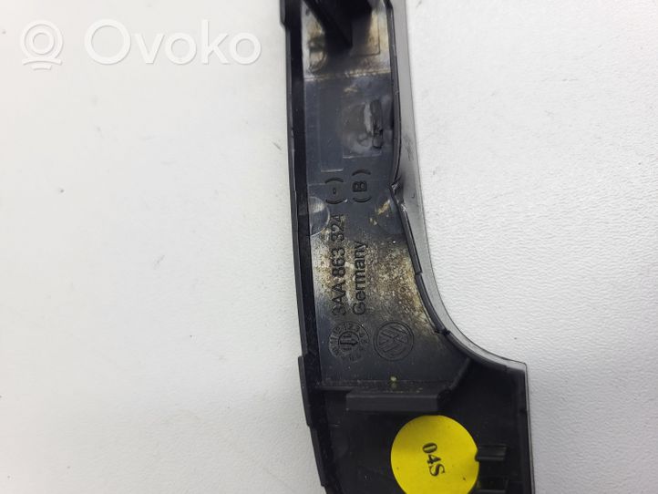 Volkswagen PASSAT B7 Dashboard glove box trim 3AA863324