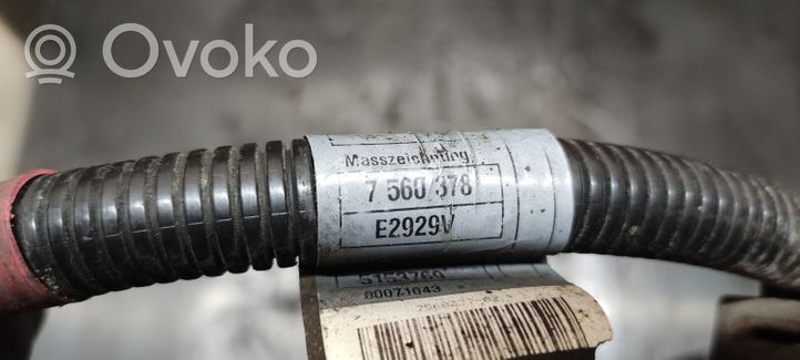 BMW 1 E81 E87 Wires (starter motor) 7560378