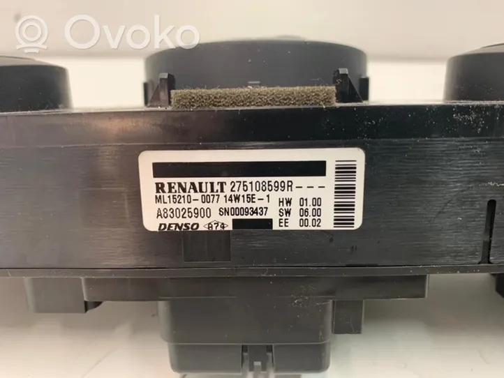 Renault Kangoo II Panel klimatyzacji 275108599R