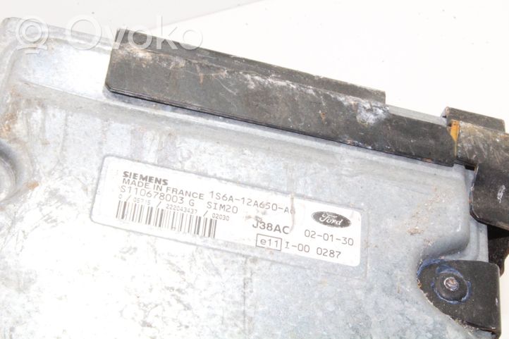 Ford Fiesta Calculateur moteur ECU 1S6A12A650AG