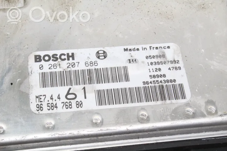 Citroen Berlingo Calculateur moteur ECU 9658476880