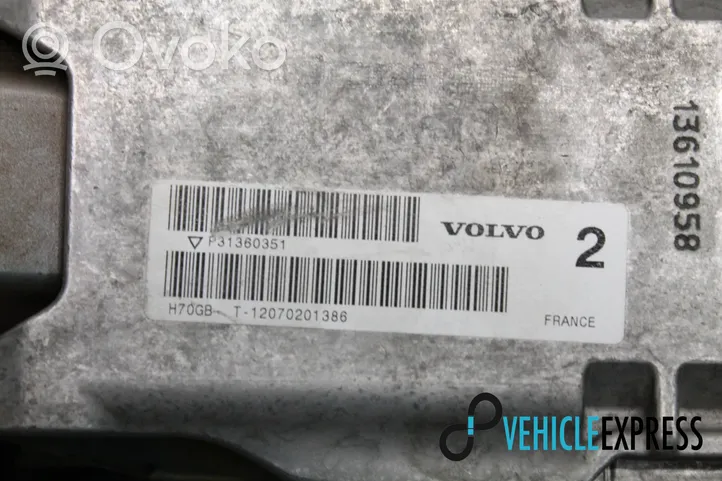 Volvo V40 Crémaillère de direction mécanique 31360351