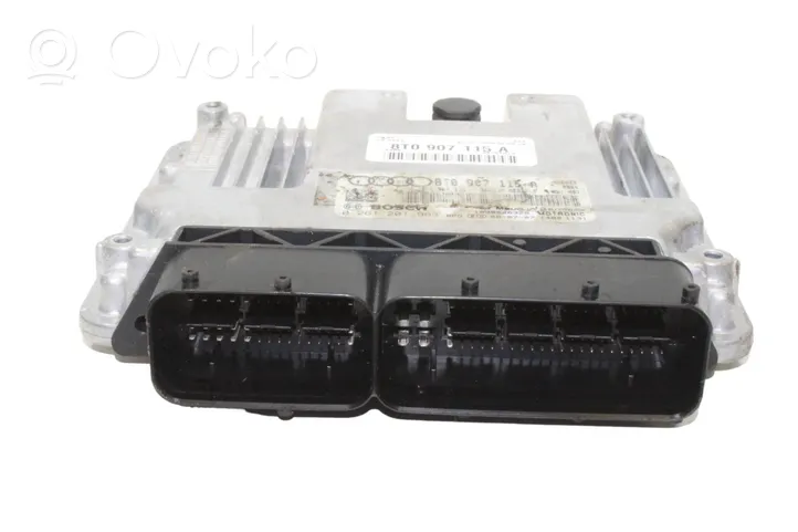 Audi A5 8T 8F Komputer / Sterownik ECU i komplet kluczy 8T0907115A