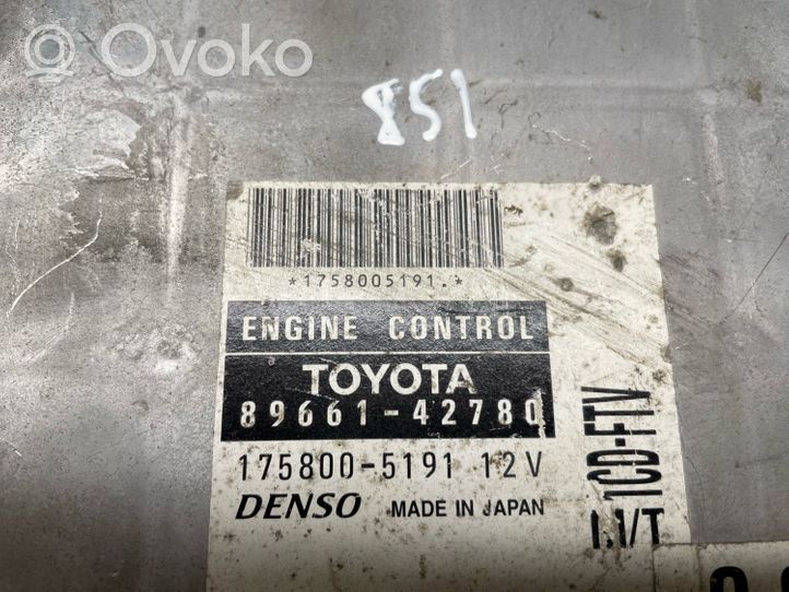 Toyota RAV 4 (XA20) Moottorin ohjainlaite/moduuli 