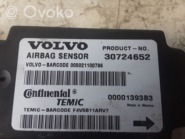 Volvo S40 Sterownik / Moduł Airbag 30724652