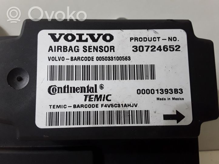 Volvo S40 Sterownik / Moduł Airbag 30724652