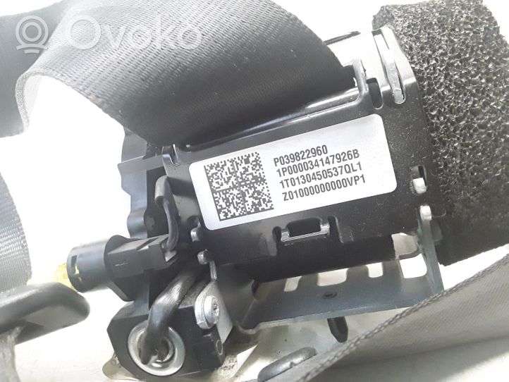 Volvo S60 Pas bezpieczeństwa fotela tylnego środkowego 31377521