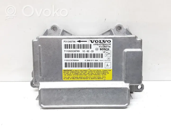 Volvo V60 Module de contrôle airbag P31340796