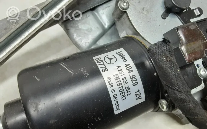 Mercedes-Benz R W251 Motor y varillaje del limpiaparabrisas delantero A2518202542