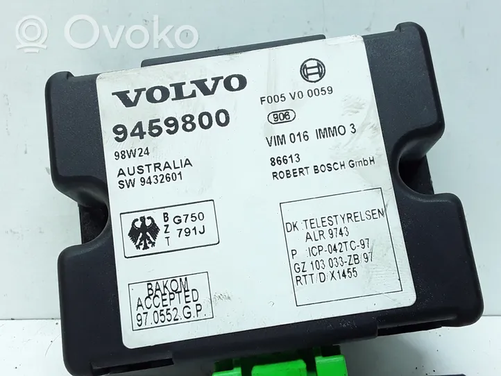 Volvo S70  V70  V70 XC Centralina/modulo immobilizzatore 9459800