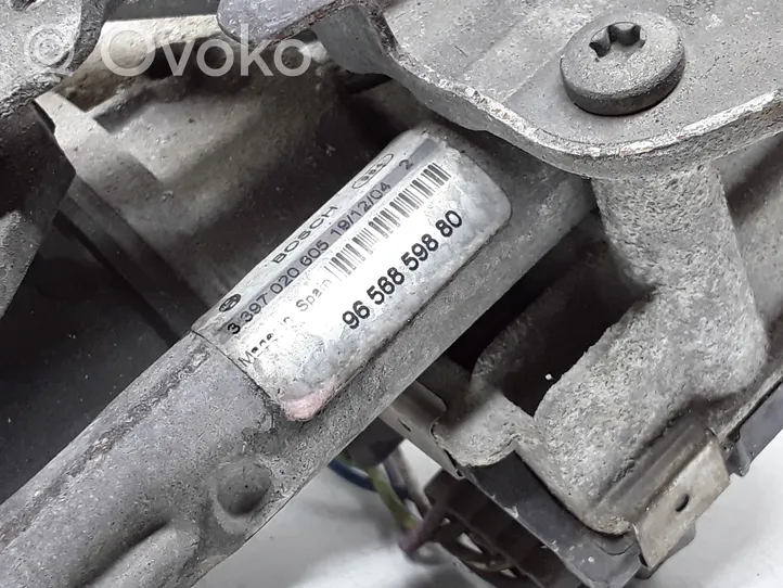 Peugeot 407 Mechanizm i silniczek wycieraczek szyby przedniej / czołowej 0390241722