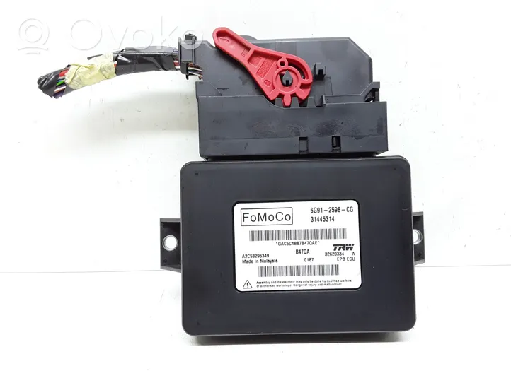 Volvo V60 Hand brake control module 6G912598CG