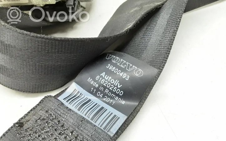 Volvo V60 Pas bezpieczeństwa fotela tylnego 39800493