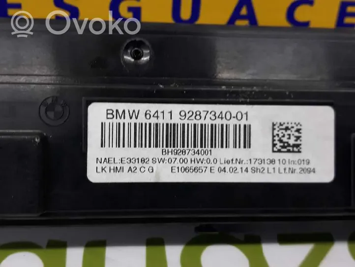 BMW M3 Panel klimatyzacji 64119287340
