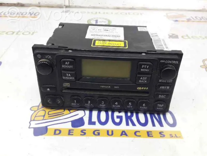 Toyota Land Cruiser (J120) Panel / Radioodtwarzacz CD/DVD/GPS 0860001002