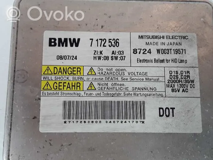 BMW 5 GT F07 Sterownik / moduł świateł Xenon 63127250624