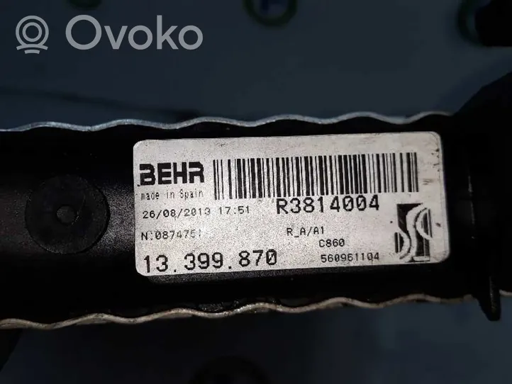 Opel Adam Dzesēšanas šķidruma radiators 13399870