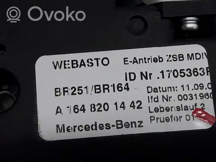 Mercedes-Benz R W251 Instalacja szyberdachu elektrycznego A1648201442