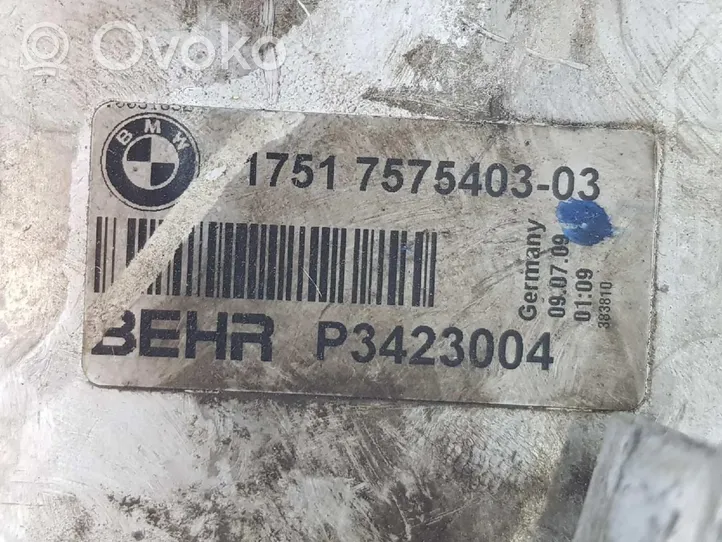 BMW X6 E71 Intercooler radiator 17517575403