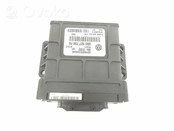 Audi Q7 4M Gearbox control unit/module 09D927750FE