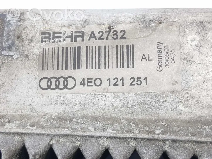 Audi A8 S8 D5 Radiatore di raffreddamento 4E0121251