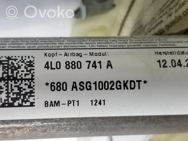 Audi Q7 4M Stogo oro pagalvė (užuolaida) 4L0880741A