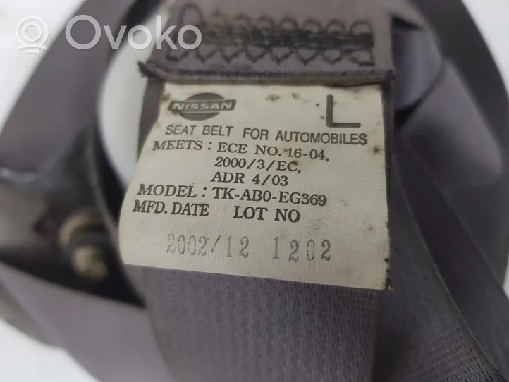 Nissan Navara Ceinture de sécurité arrière 88845VK400