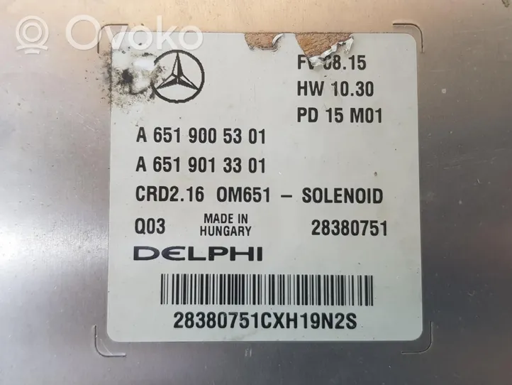 Mercedes-Benz GLK (X204) Sterownik / Moduł ECU A6519005301