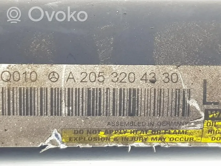 Mercedes-Benz C W205 Rear shock absorber with coil spring A2053204330