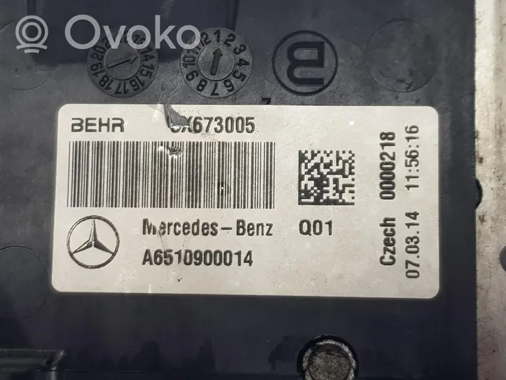 Mercedes-Benz C W205 Välijäähdyttimen jäähdytin A6510900014
