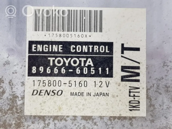 Toyota Land Cruiser (HDJ90) Moottorin ohjainlaite/moduuli 8966660511