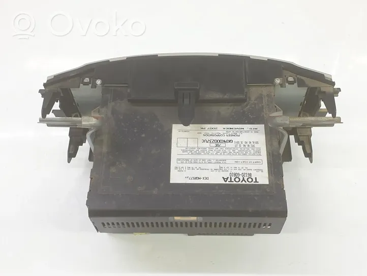 Toyota Land Cruiser J20 J20u Radio/CD/DVD/GPS-pääyksikkö 8612060B10