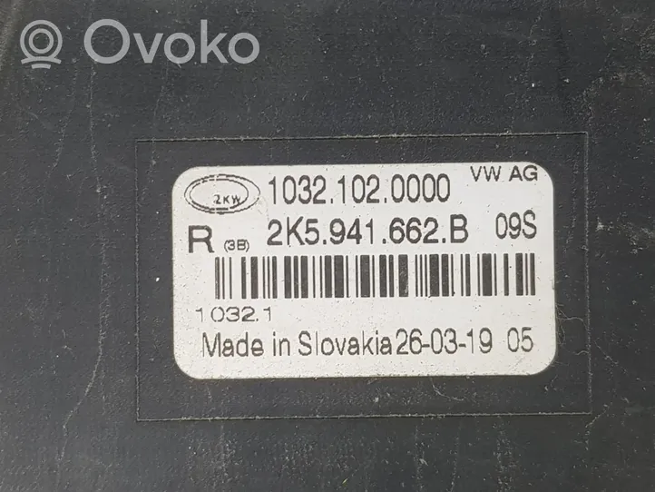 Volkswagen Caddy Światło przeciwmgłowe przednie 2K5941662B