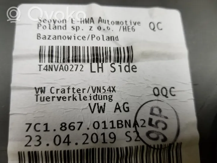Volkswagen Crafter Etuoven verhoilu 7C1867011