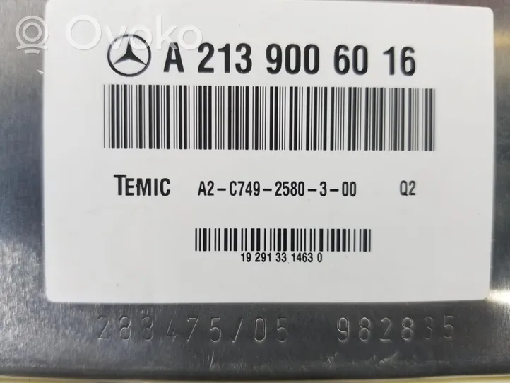 Mercedes-Benz GLC C253 Centralina/modulo sospensioni A2139006016