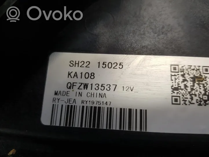 Mazda 6 Ventilatore di raffreddamento elettrico del radiatore SH0115150A
