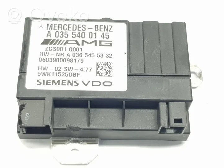 Mercedes-Benz ML W164 Unité de commande / module de pompe à carburant A0355400145