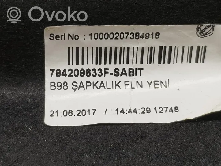 Renault Clio IV Półka tylna bagażnika 794209633R