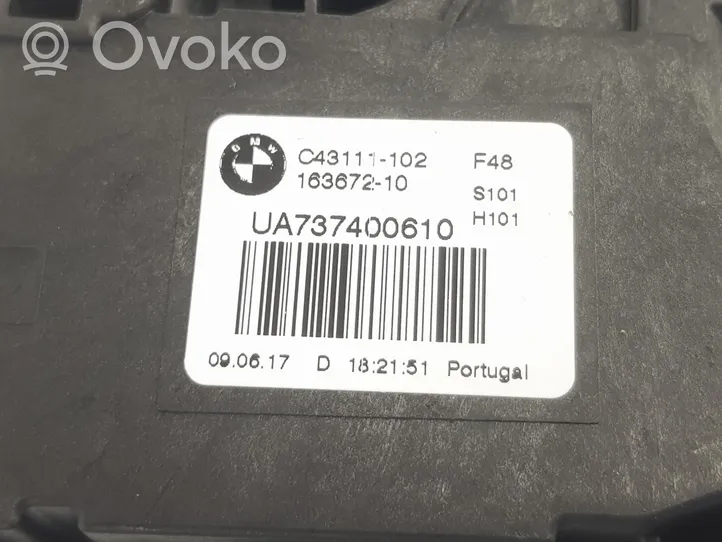 BMW X1 F48 F49 Zamek klapy tylnej bagażnika 51247357112