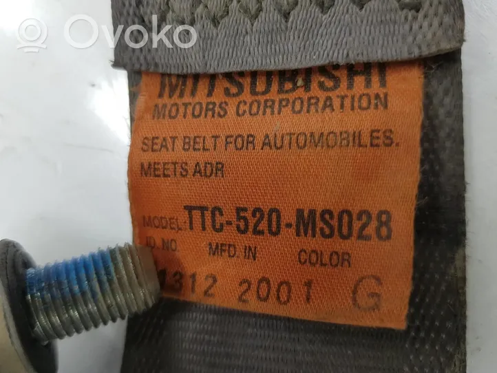 Mitsubishi L200 Cintura di sicurezza posteriore MR562074