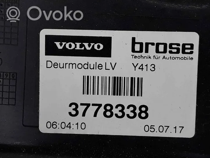Volvo XC60 Elektryczny podnośnik szyby drzwi przednich 3778338