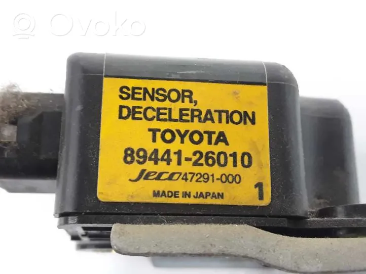 Toyota Land Cruiser (HDJ90) Capteur de vitesse de lacet d'accélération ESP 8944126010