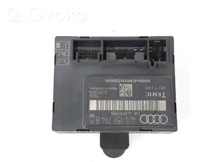 Audi Q7 4M Centralina/modulo chiusura centralizzata portiere 4L0959794B