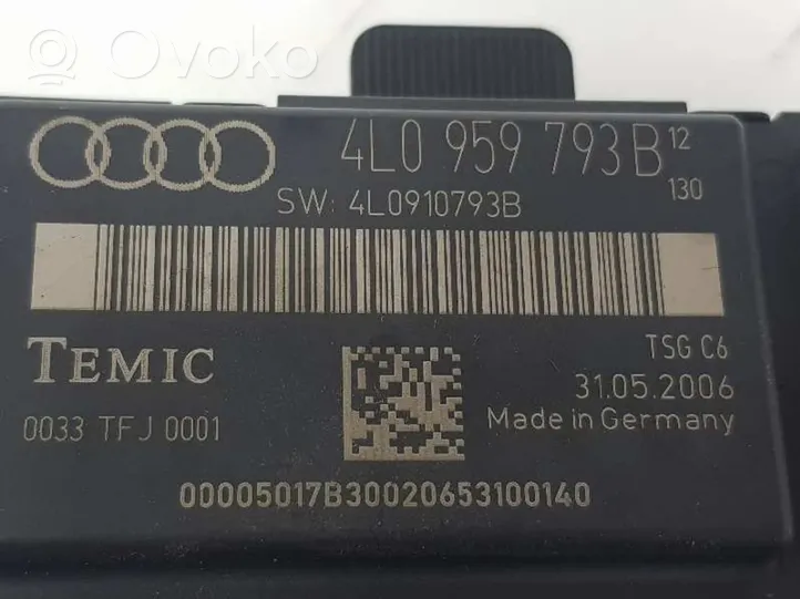 Audi Q7 4M Sterownik / Moduł centralnego zamka 4L0959793B
