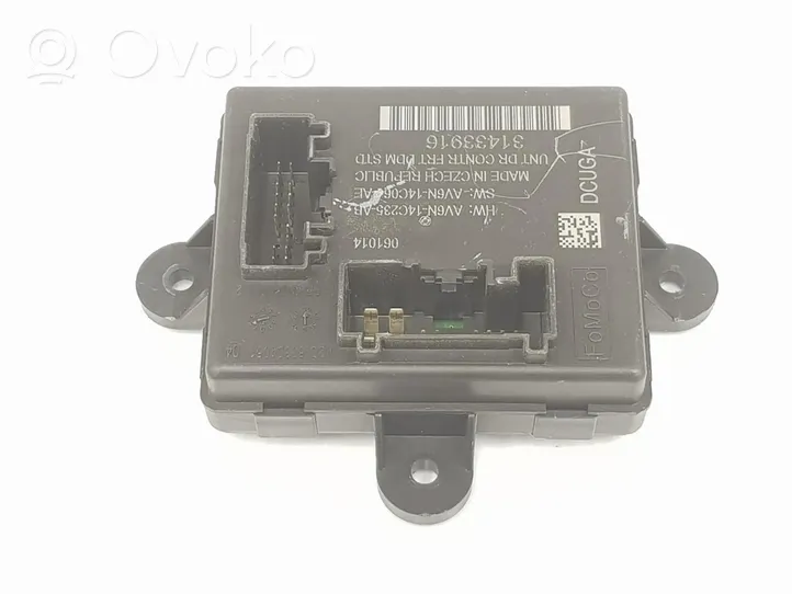 Volvo V60 Centralina/modulo chiusura centralizzata portiere 31433916