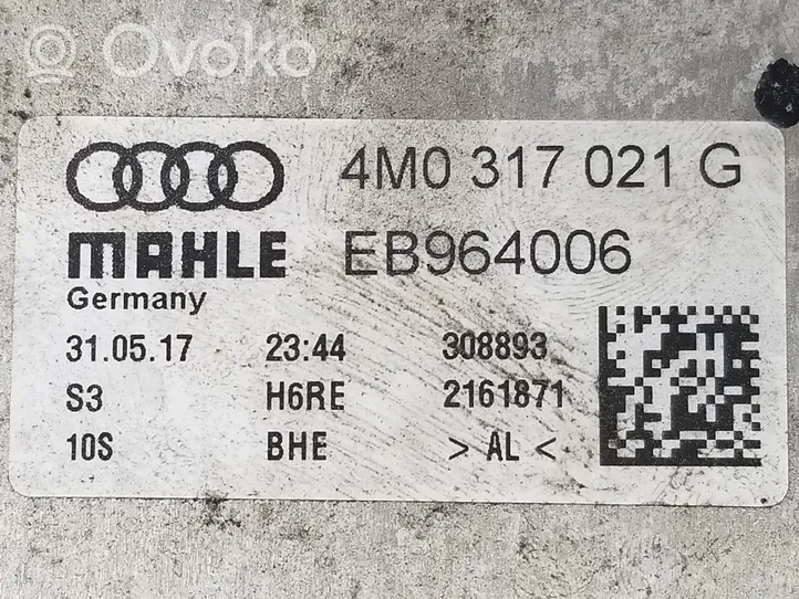 Audi A4 S4 B9 Chłodnica oleju skrzyni 4M0317021G